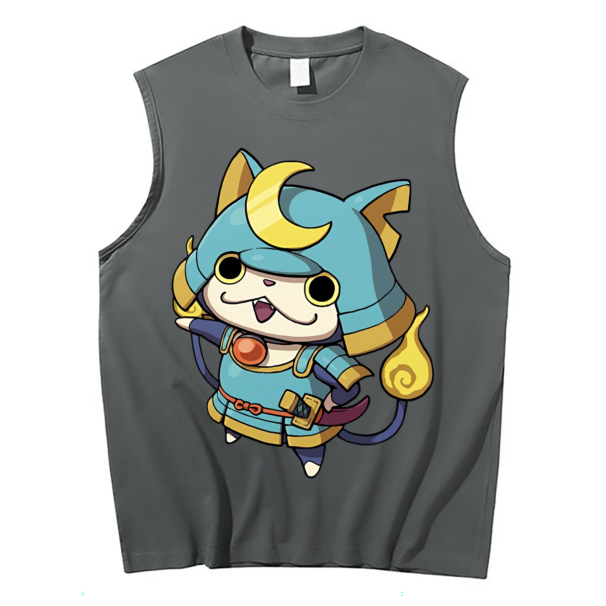 （画像用） 妖怪ウォッチ Yo-kai Watch コットン100％タンクトップ（フロントプリント）